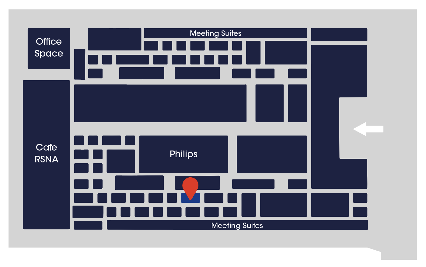 RSNA booth map